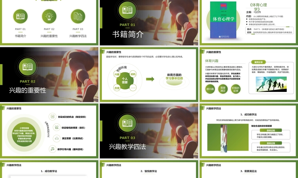 体育心理学读后感课件PPT模板.pptx