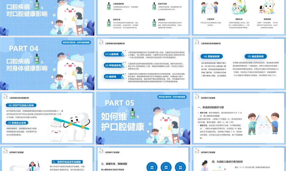 全国爱牙日PPT模板.pptx