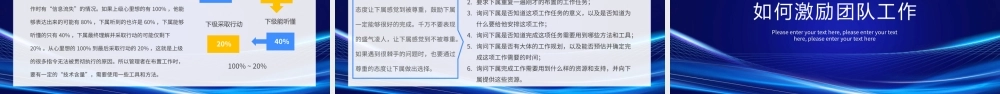 小团队管理的7个方法PPT如何做到知人善任如何进行工作安排如何激励团队PPT课件（带内容）.pptx
