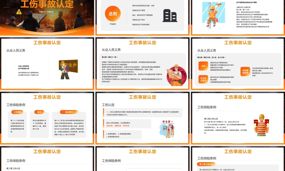 工伤事故预防培训PPT模板.pptx