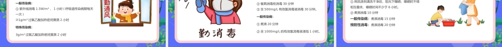 2023年秋季幼儿传染病观察及预防PPT模板.pptx