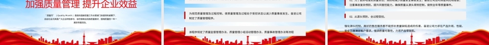 全国质量月重点内容学习PPT落实质量强国战略推动质量效益提升PPT课件（带内容）.pptx