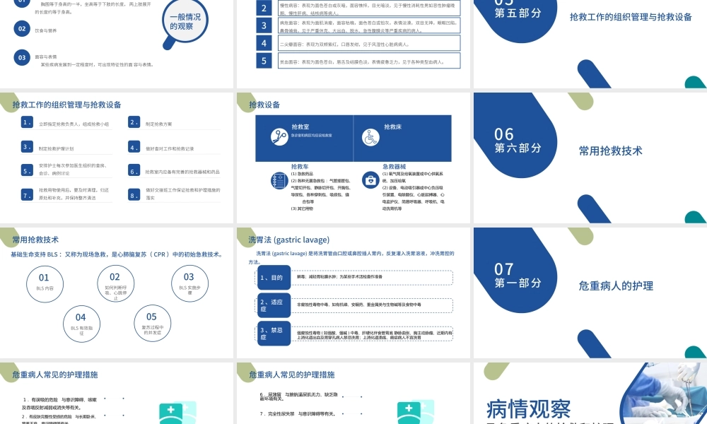 病情观察及危重病人的抢救和护理.pptx
