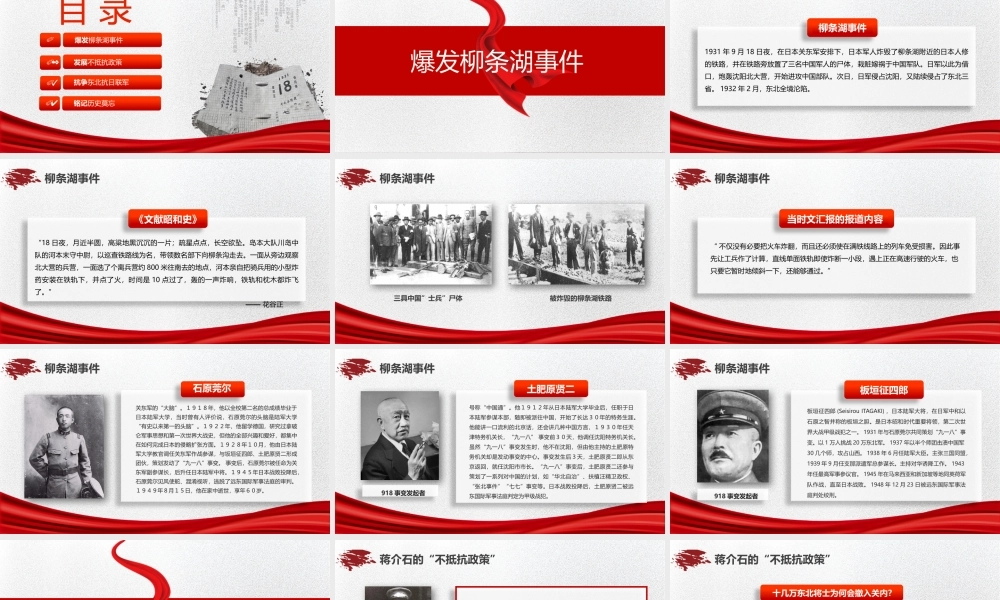 铭记历史九一八事变.pptx