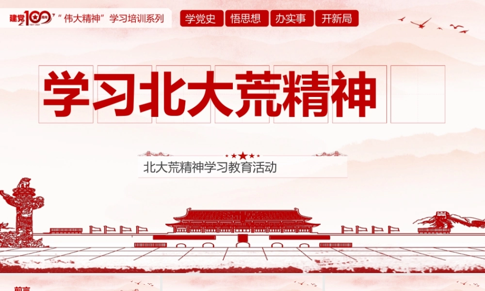 学习北大荒精神.pptx