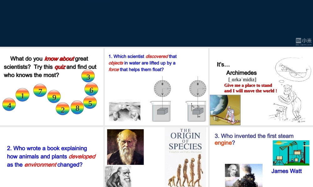 人教版高中英语必修五Unit1Great-Scientists-reading优秀公开课课件（含视频）.PPT