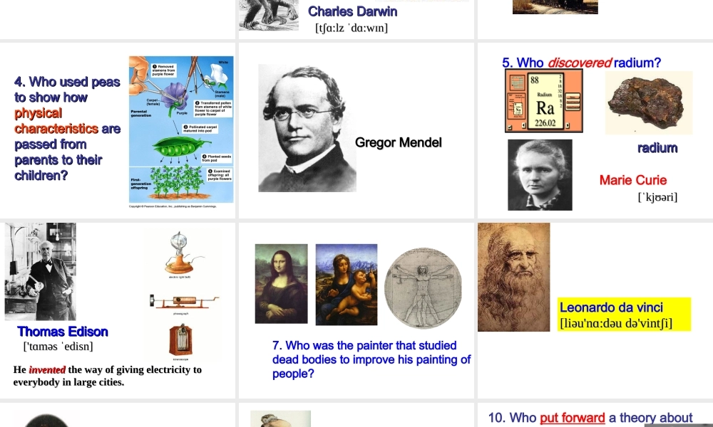 人教版高中英语必修五Unit1Great-Scientists-reading优秀公开课课件（含视频）.PPT