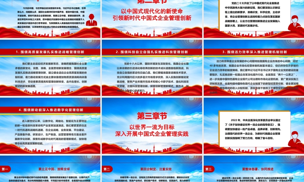 深入学习中国式现代化理论全面开启中国式企业管理创新实践PPT课件（带内容）.pptx