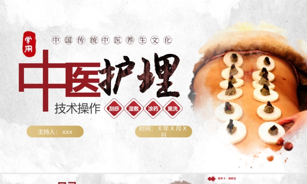中医护理八大操作课件知识科普PPT模板.pptx