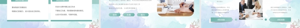 大学生就业能力展示PPT自我认识环境分析职业定位执行计划PPT课件（带内容）.pptx