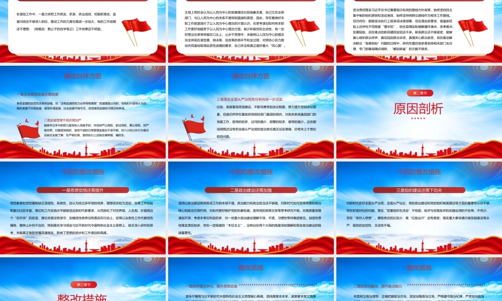 2023年主题教育专题组织生活会个人对照检查材料学思想强党性重实践建新功PPT课件（带内容）.pptx