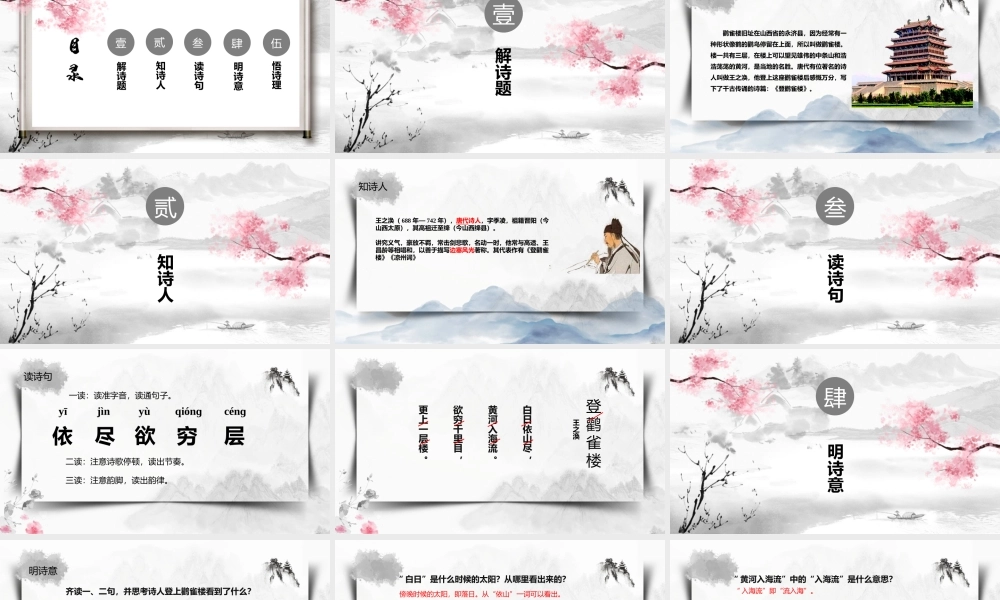 3登鹳雀楼语文课件.pptx