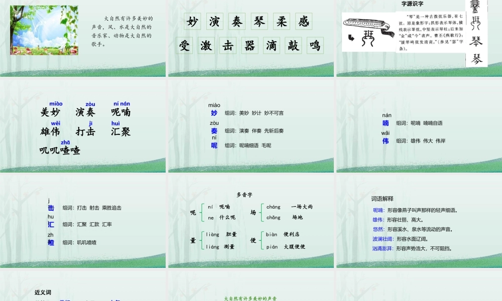 1大自然的声音读书课件.pptx