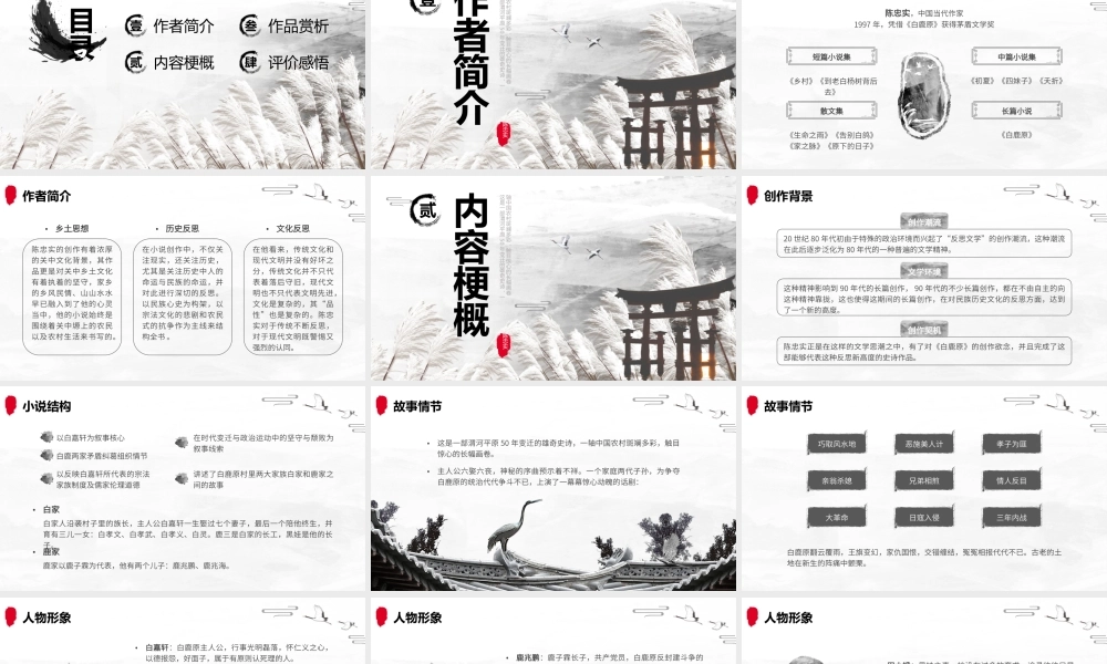 白鹿原名著导读读书分享.pptx