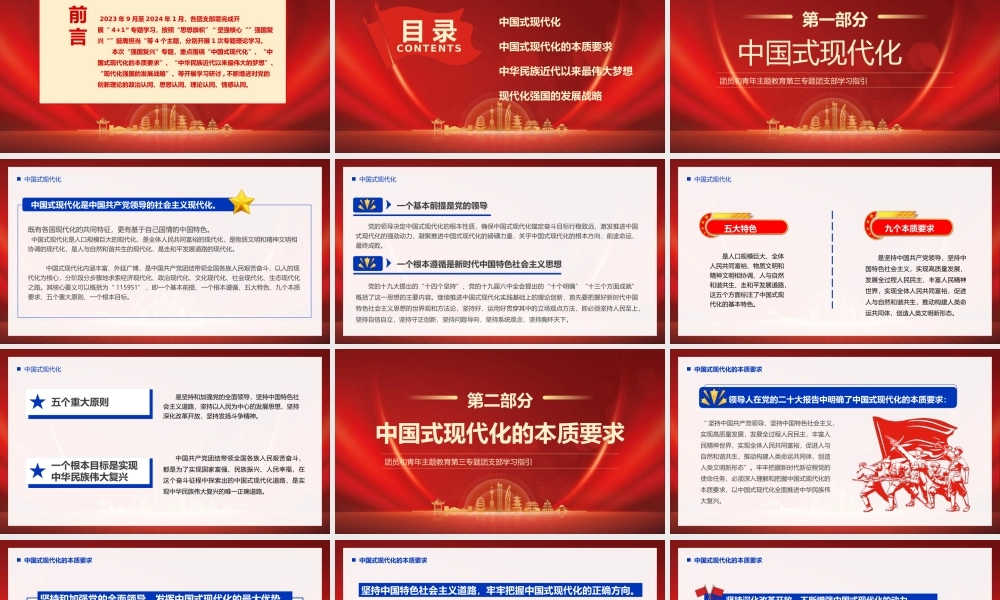 团员和青年主题教育第三专题团支部学习指引强国复兴主题培训PPT课件（带内容）.pptx