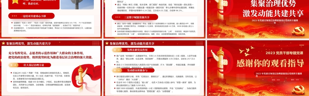 党建引领基层治理建强基层党组织党课课件PPT（20231207） (1).pptx