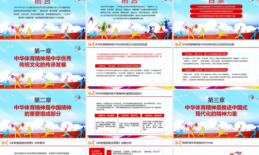 大力弘扬中华体育精神振奋中国力量PPT课件模板.pptx