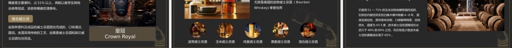 威士忌酒类基础知识介绍PPT模板.pptx