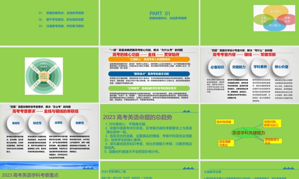 2024届高考英语二轮复习策略.pptx