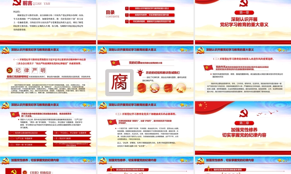 2024党纪学习教育专题党课PPT.pptx
