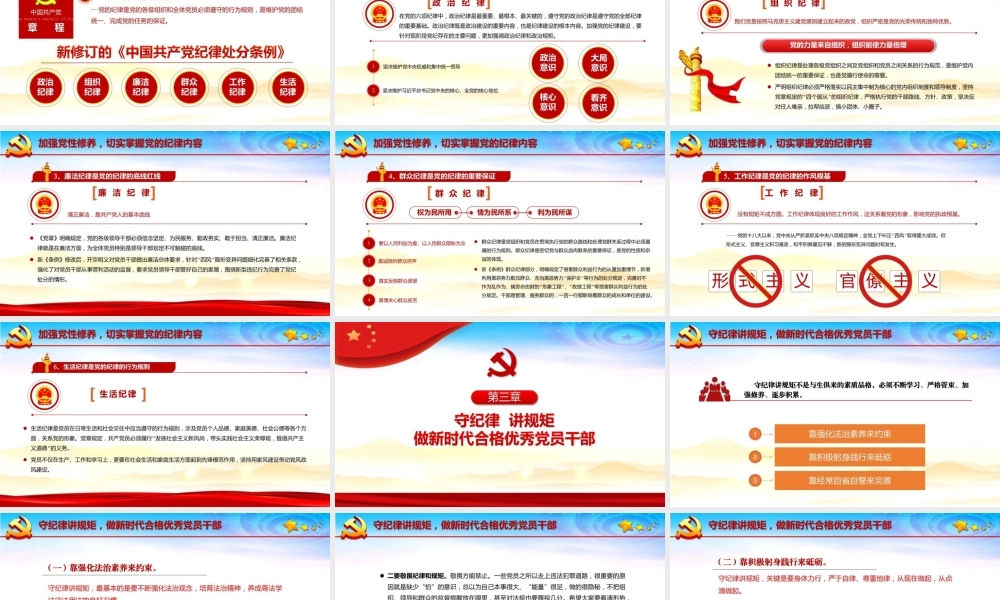 2024党纪学习教育专题党课PPT.pptx