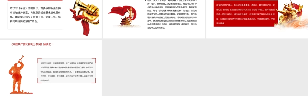 2024年5月新修订条例学习课件解读《中国共产党纪律处分条例》PPT.pptx
