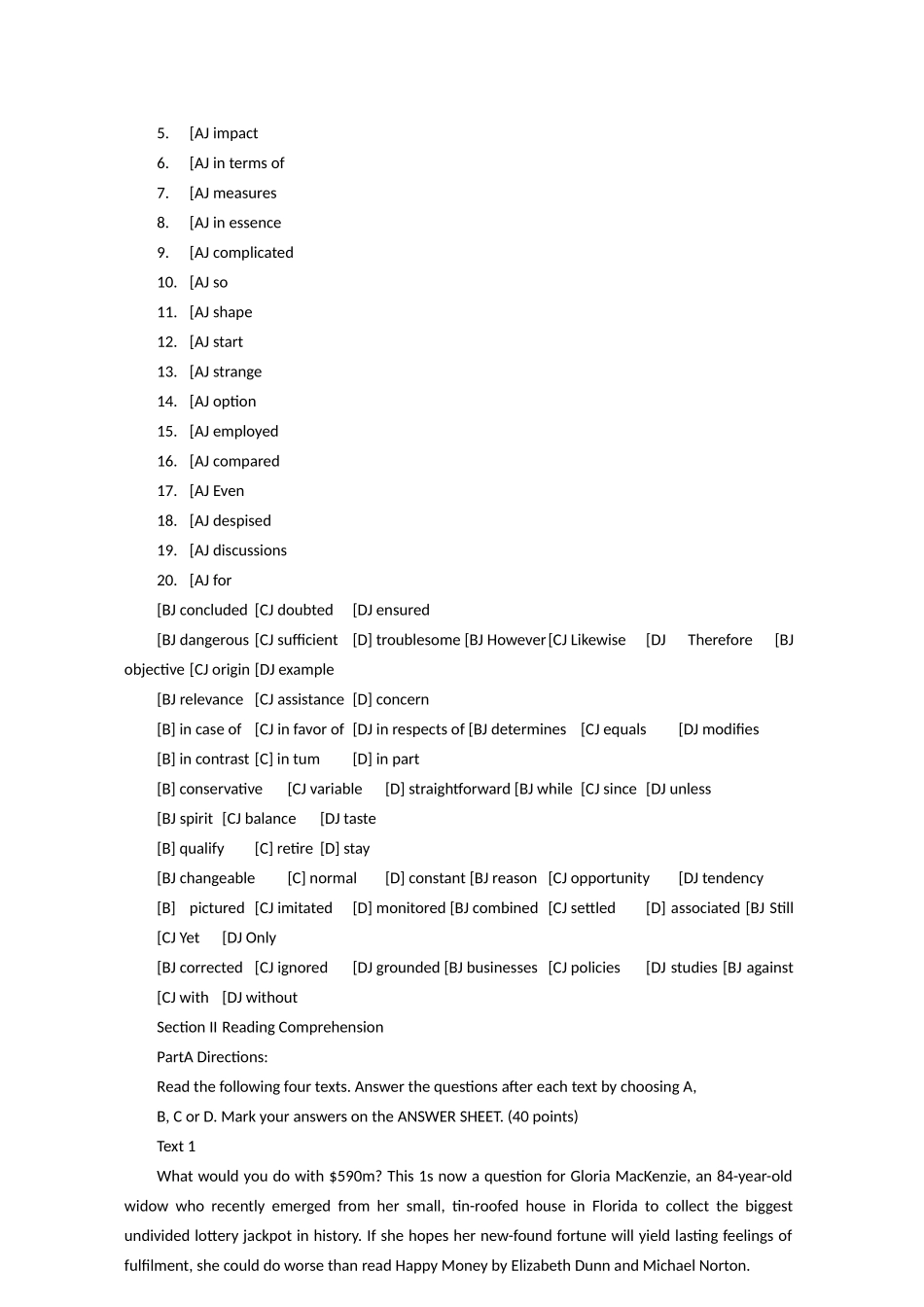 2014——2022年全国硕士研究生入学统一考试英语（二）试题（附答案）.docx_第2页