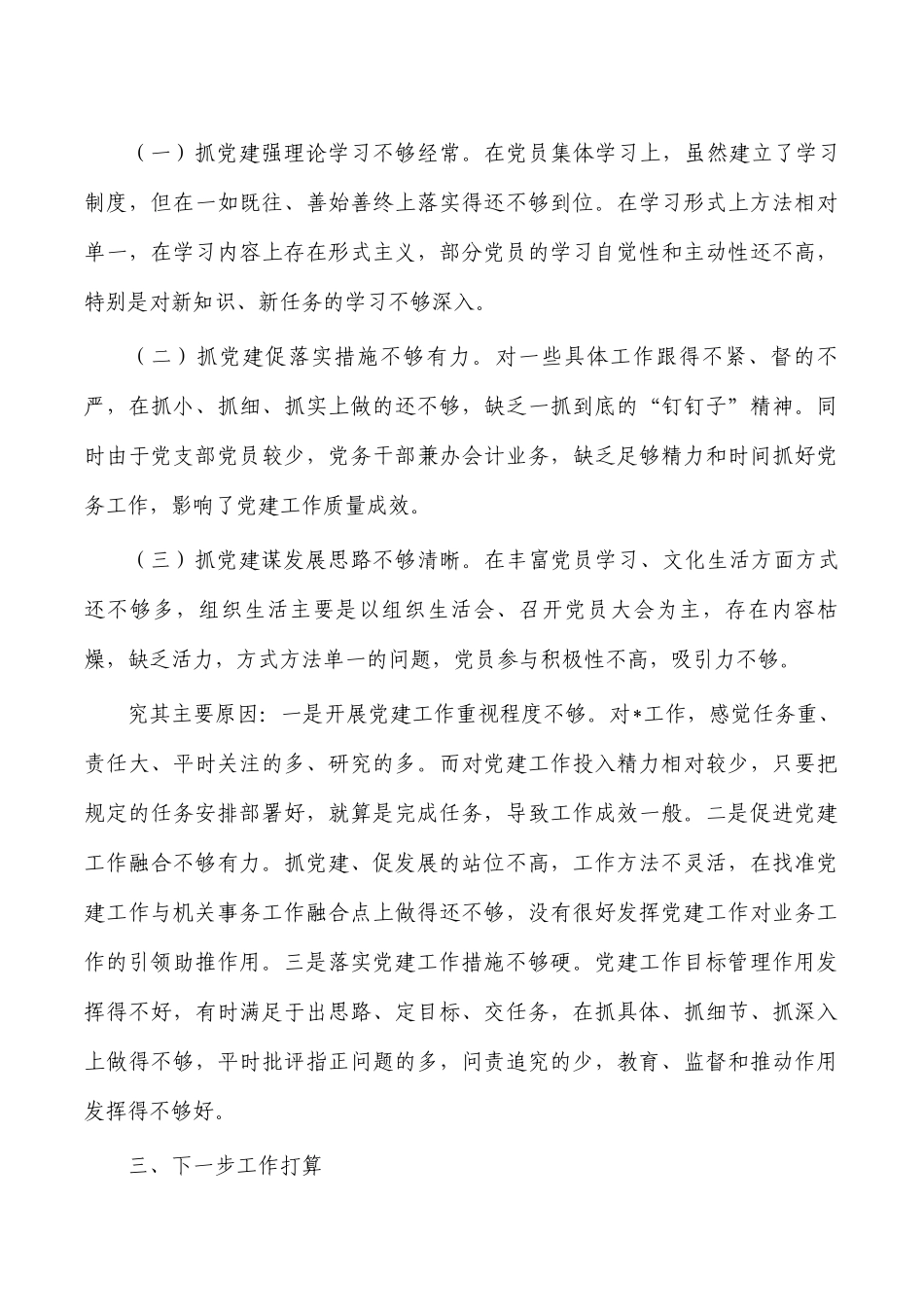2022年支部书记抓党建工作述职报告.docx_第3页