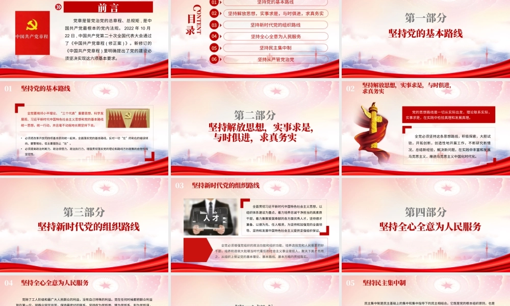 党的建设必须坚决实现的六项基本要求PPT课件（带内容）.pptx