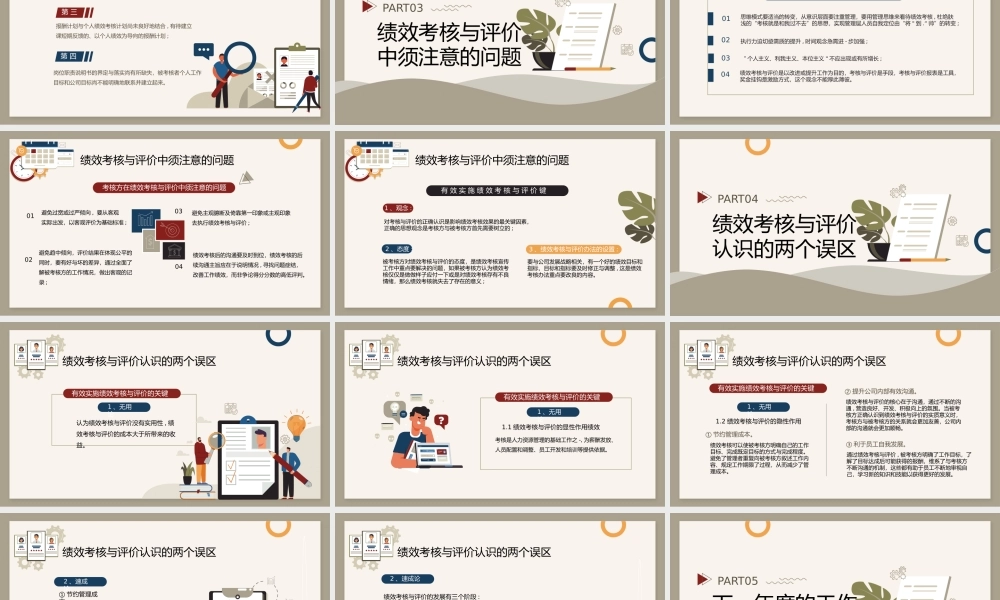 人力资源年终绩效考核PPT模板.pptx