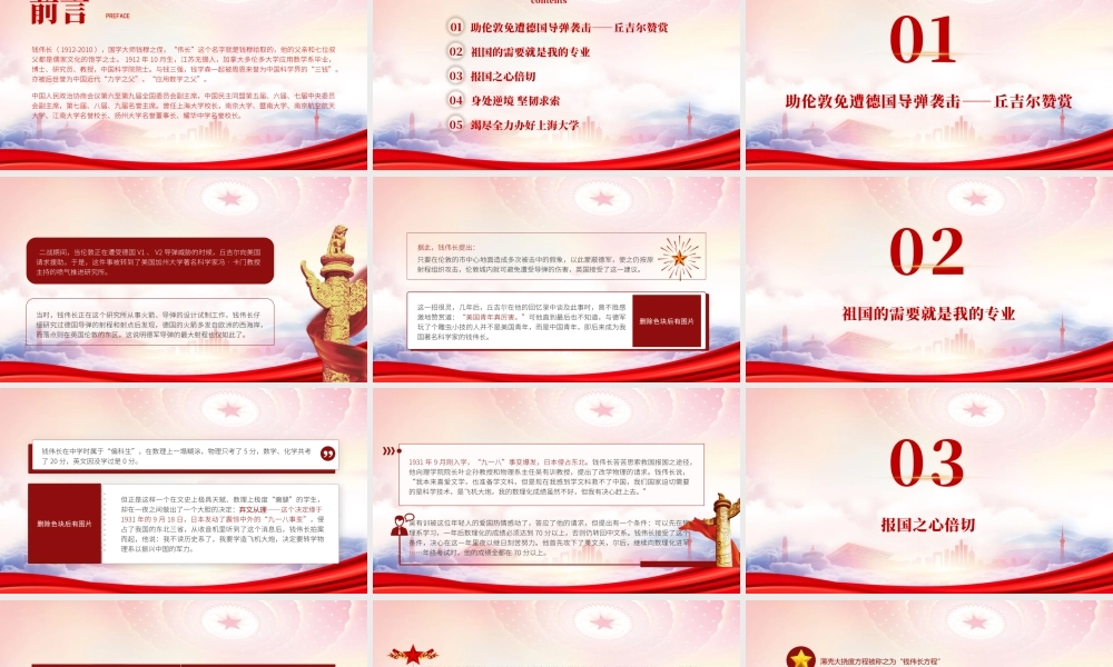 弘扬爱国精神之科学家钱长伟的故事PPT钱长伟事迹学习PPT课件（带内容）.pptx