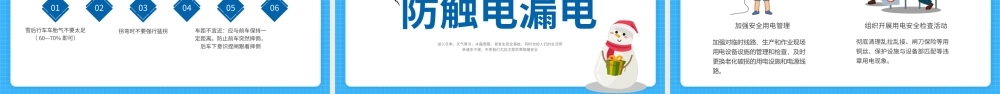 蓝色卡通风冬季安全培训主题班会PPT模板.pptx
