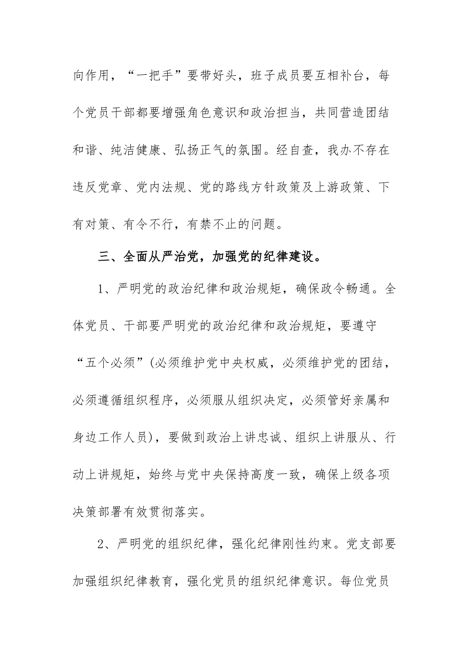 党内法规执行情况自查报告范文（六篇）.docx_第3页
