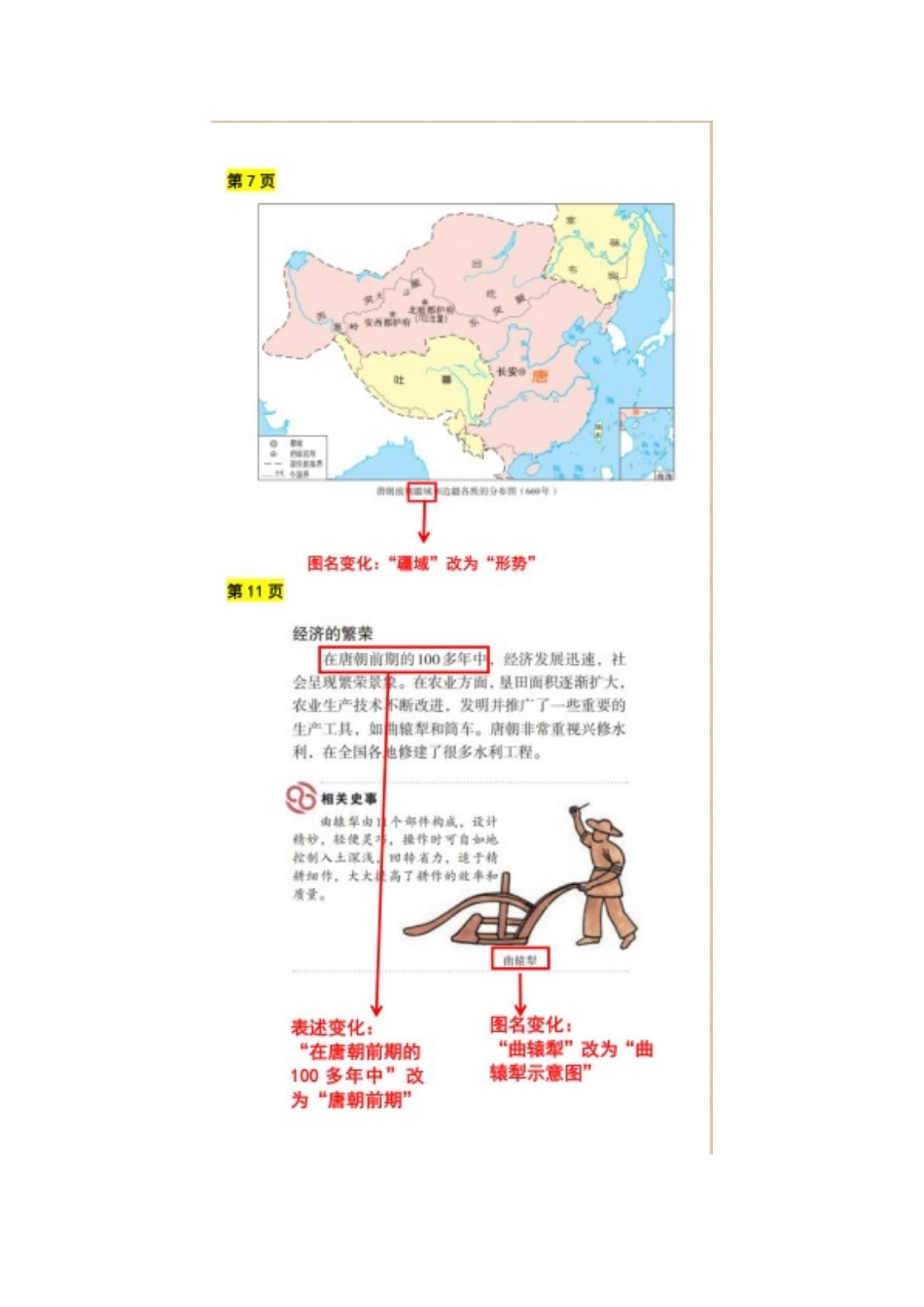 部编初中历史2023年春七年级下册历史教材新变化.docx_第2页