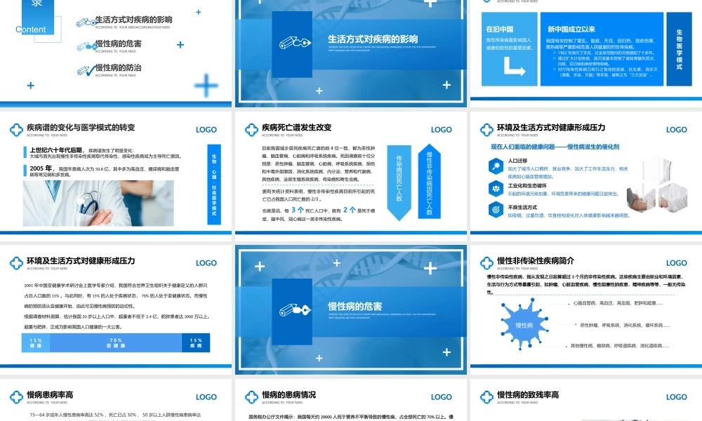 慢性病健康管理讲座课件PPT模板.pptx