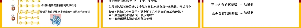高中生物人教版必修一《22生命活动的主要承担者蛋白质》课件.pptx