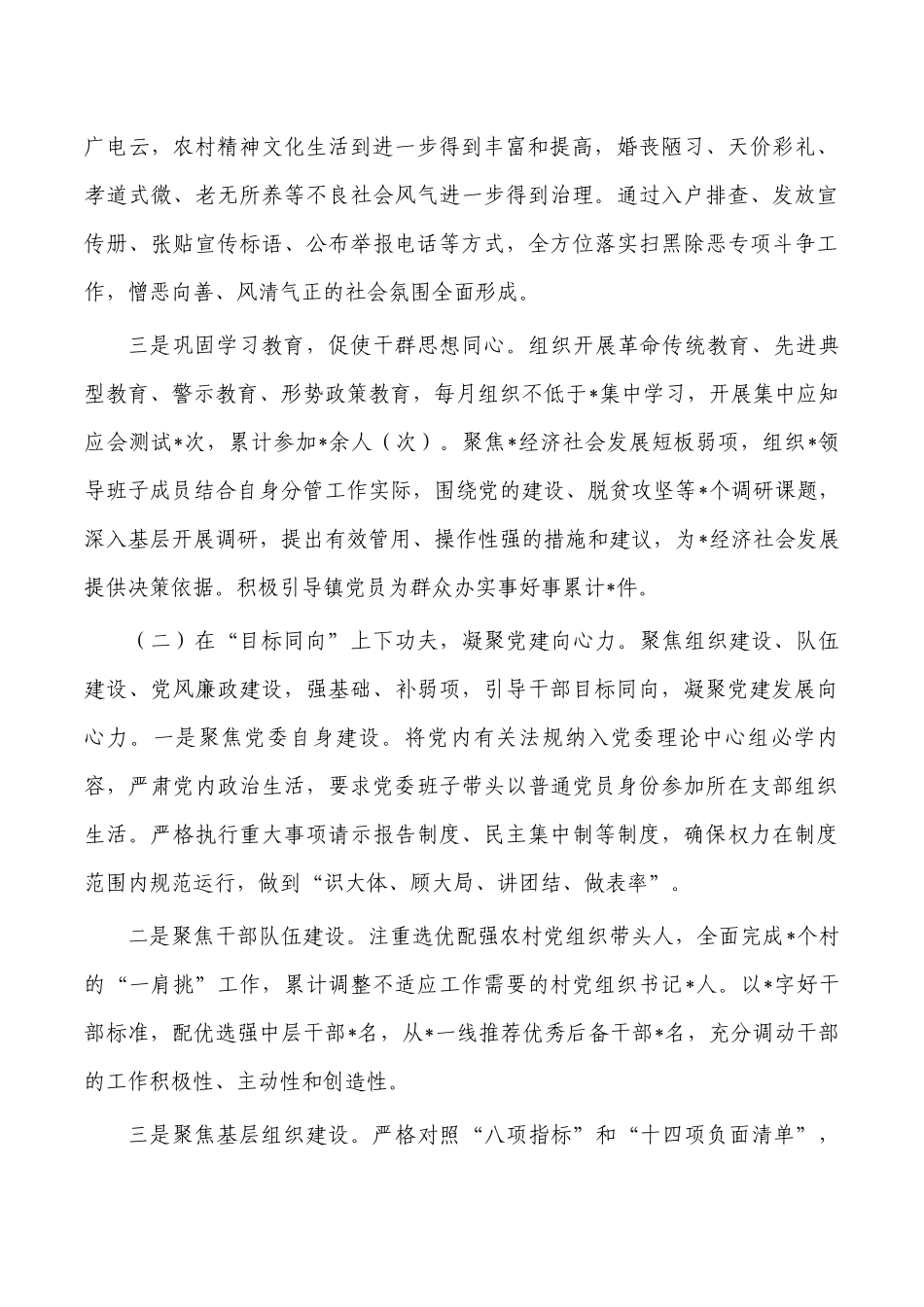 乡镇2023年度抓党建工作述职报告.docx_第2页