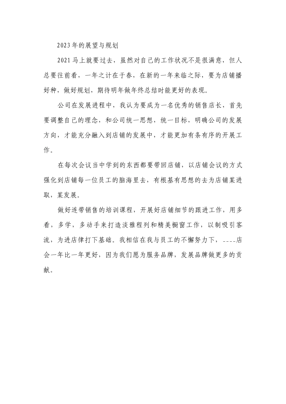 2023年店长个人年终工作总结最新(八篇).docx_第2页