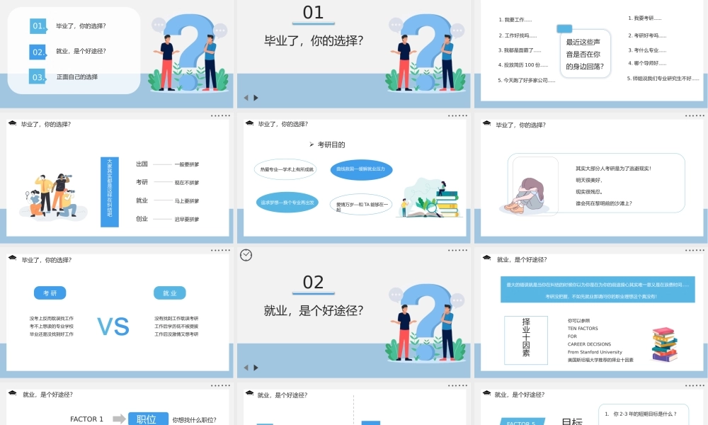 考研培训之如何选择就业或考研讲座培训.pptx