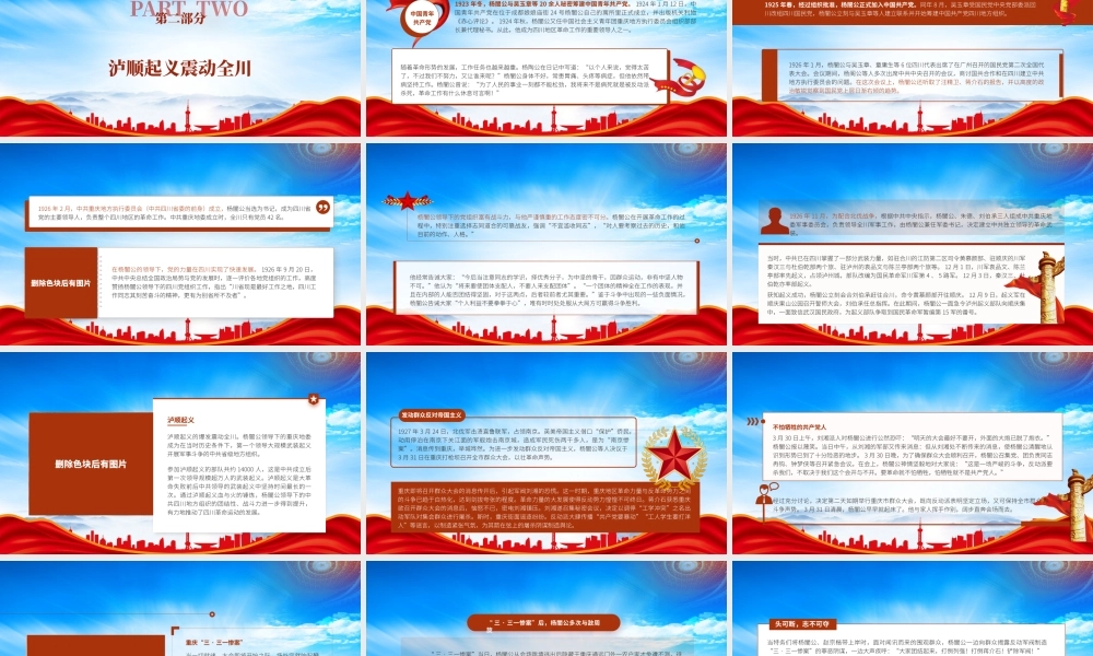 杨闇公生平事迹学习PPT头可断志不可夺的“马氏信徒”杨闇公的故事PPT课件（带内容）.pptx