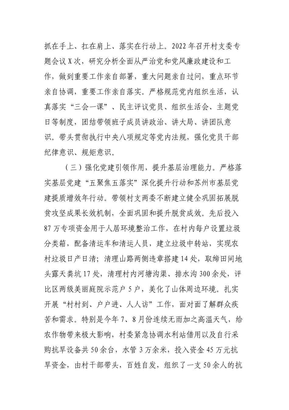 村党支部书记2022-2023年抓基层党建工作述职报告.docx_第2页