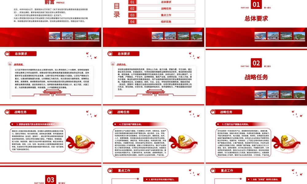 深化现代职业教育体系建设改革的意见PPT模板.pptx