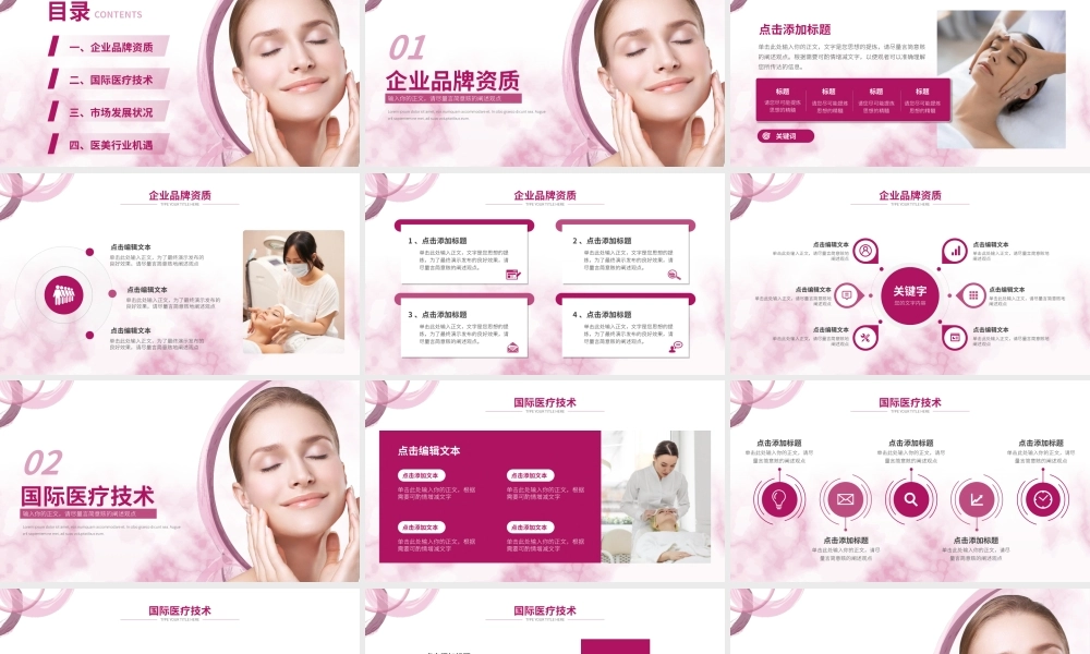 医疗美容行业报告医美整形企业宣传简介.pptx
