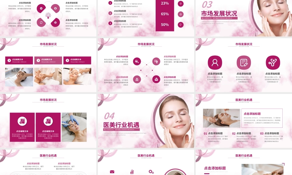 医疗美容行业报告医美整形企业宣传简介.pptx