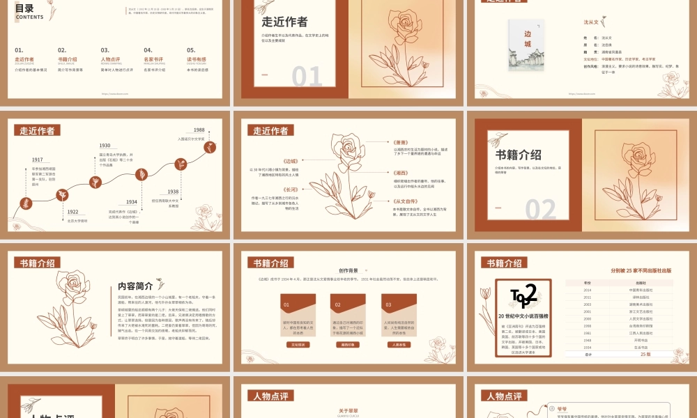 红棕色图文风文学分享.pptx