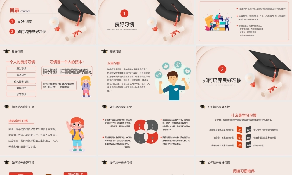 培养好习惯成就好人生主题教育班会.pptx