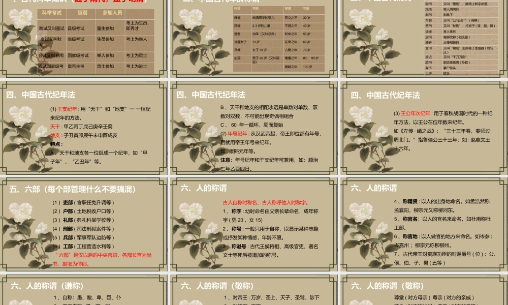 2023届高考文言文备考：文言常用常识优质公开课获奖教学设计课件.pptx
