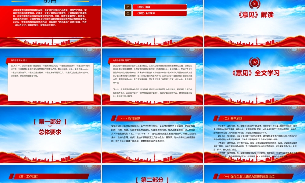 2023《关于促进企业计量能力提升的指导意见》重点内容学习PPT课件（带内容）.pptx