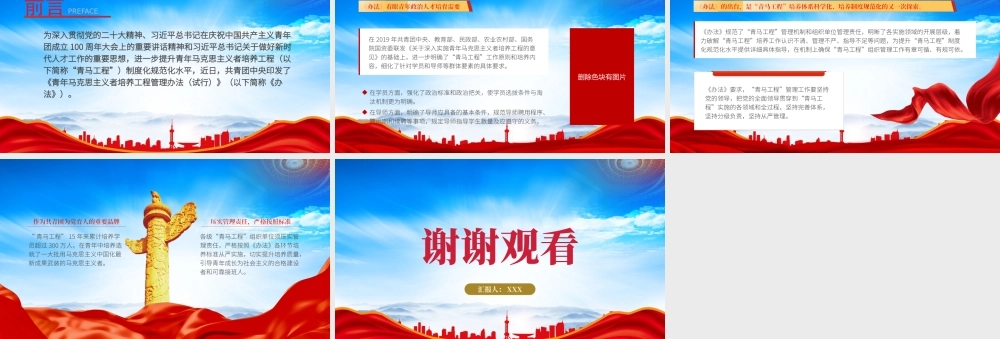 《青年马克思主义培养工程管理办法》重点内容学习PPT课件（带内容）.pptx