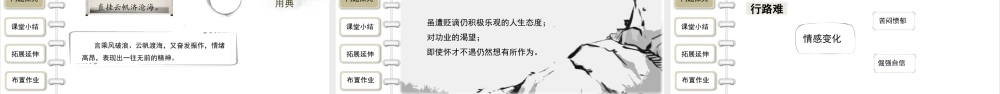 【教学课件】《行路难》诗词三首第1课时精品课件.pptx